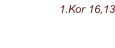 1.Kor 16,13